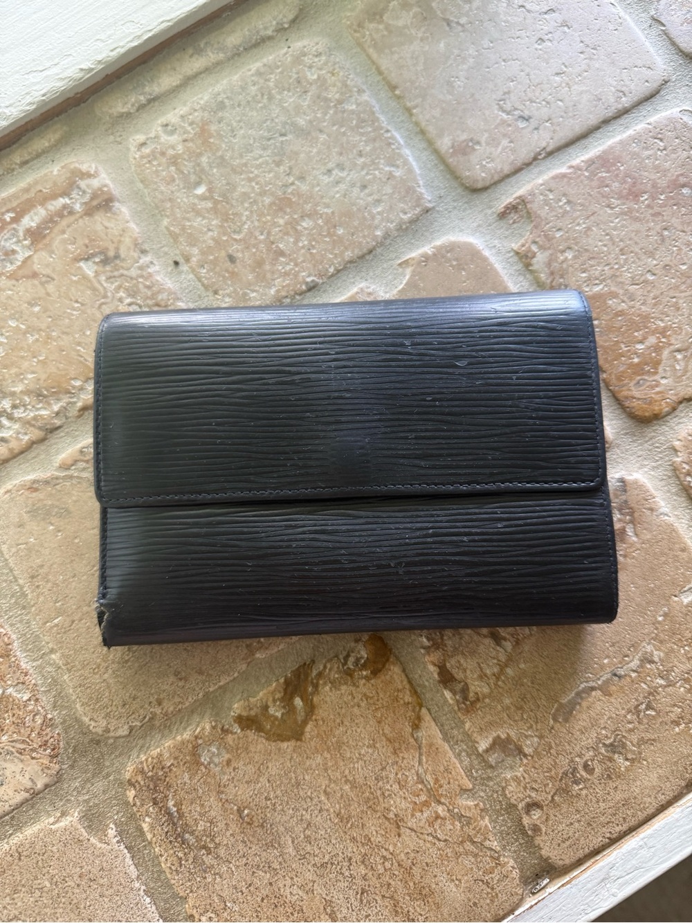Louis Vuitton Black Epi Leather Wallet